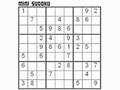 Mini Sudoku för att spela online